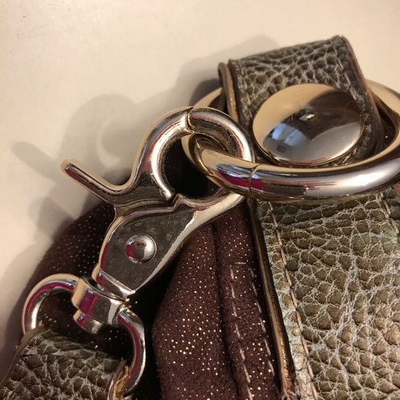 Brown and Gold Women's Bag - Picture 7 of 7